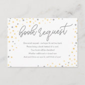 Twinkle Little Star Book Request Kaart | Grijs (Voorkant)