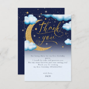 Twinkle Little Star Boy Premier anniversaire Merci