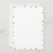 Twinkle Little Star Cloud Roze Blauw Geslacht Onth Kaart (Achterkant)