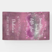 Twinkle Little Star | Dusty Mauve Pink Grey Spandoek (Horizontaal)