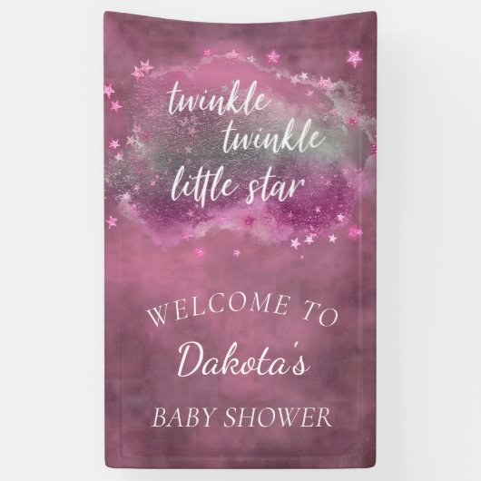 Twinkle Little Star | Dusty Mauve Pink Grey Spandoek (Verticaal)