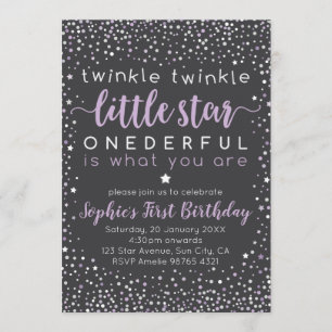 Twinkle Little Star   Eerste uitnodiging