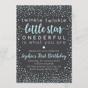 Twinkle Little Star Eerste uitnodiging