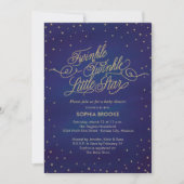 Twinkle Little Star Enchanted Baby shower Kaart (Voorkant)