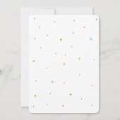 Twinkle Little Star First Birthday Invitation Boy (Dos)