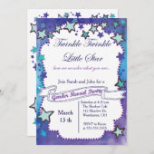 Twinkle Little Star Gender onthulling Kaart (Voorkant / Achterkant)