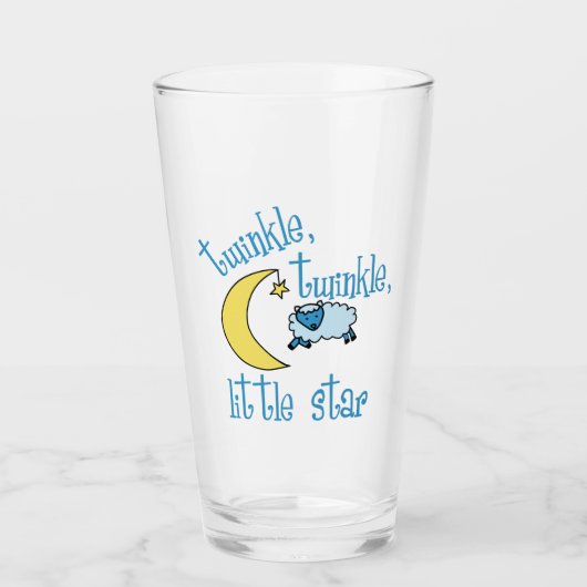 Twinkle Little Star Glas (Voorkant)