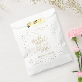 Twinkle Little Star Gold Baby shower Bedankzakje (Gezegeld)