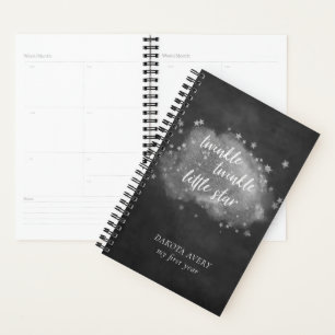 Twinkle Little Star   Gris de charbon et argent