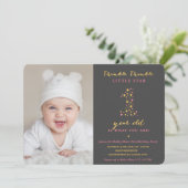 Twinkle Little Star Invitations pour le premier an (Debout devant)