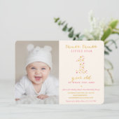 Twinkle Little Star Invitations pour le premier an (Debout devant)
