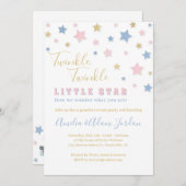 Twinkle Little Star Kaart (Voorkant / Achterkant)