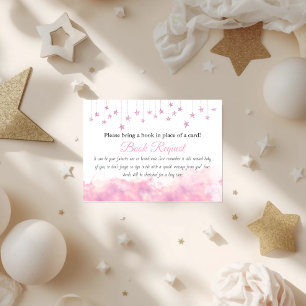 Twinkle Little Star Meisjesboek voor Baby Shower S Informatiekaartje