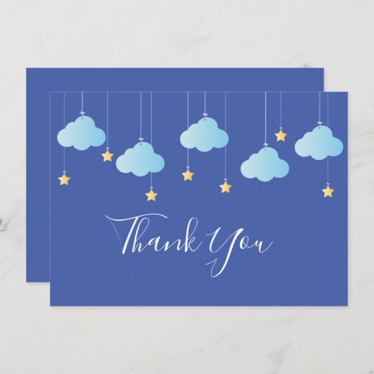 Twinkle Little Star Merci bleu (Devant / Derrière)