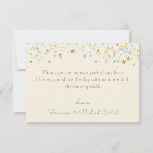 Twinkle Little Star Merci Creme (Dos)