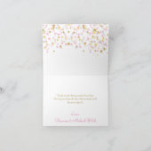 Twinkle Little Star Merci rose Or (Intérieur)