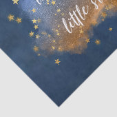 Twinkle Little Star | Navy Blue Copper Gold Dust Tissuepapier (Detail)