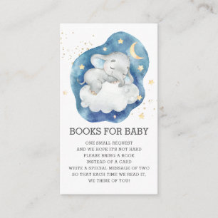 Twinkle Little Star Olifant Baby Breng een boek Informatiekaartje