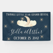 Twinkle Little Star Party - Celestial Geslacht Spandoek (Horizontaal)
