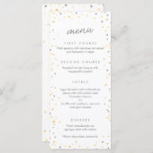 Twinkle Little Star Party / Douche Menu (Voorkant / Achterkant)