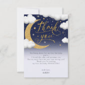 Twinkle Little Star Premier anniversaire Merci (Devant)