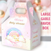 Twinkle Little Star Rainbow Baby shower Large Bedankdoosjes