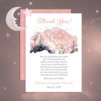 Twinkle Little Star Unicorn Pink Girl Baby shower