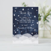 Twinkle Little Star Whimsical Baby Show Bedankt (Staand voorkant)