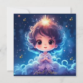 Twinkle Little Starry Prinses Meisje Verjaardag Bedankkaart