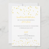 Twinkle Little Stars Baby Shower Invitations (Devant)