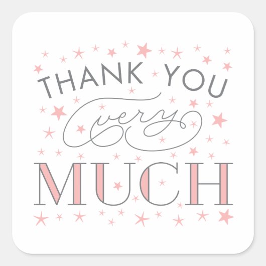 Twinkle Merci Twinkle très grand Sticker Star (Devant)