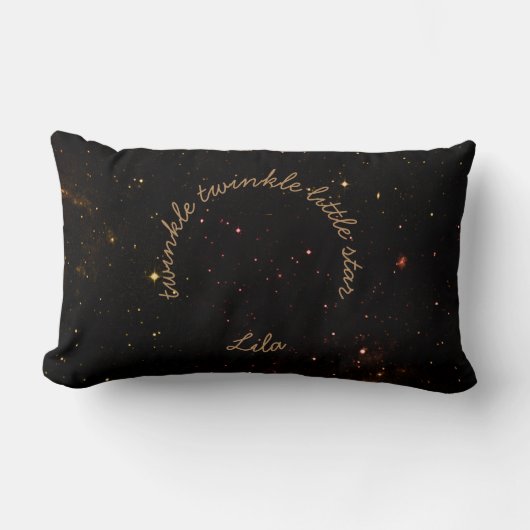 Twinkle scintiller petites étoiles Lumbar coussin (Recto)