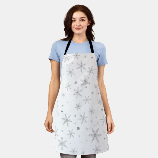 Twinkle Snowflake -Silver Grey & White- Schort (Gedragen)