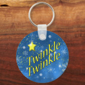 Twinkle Snowflake Sleutelhanger (Voorkant)