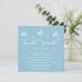 Twinkle Sprinkle Little Star Baby Sprinkle Shower Kaart (Staand voorkant)