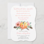 Twinkle Sprinkle Poem Pumpkin Baby Sprinkle Girl Kaart (Voorkant)