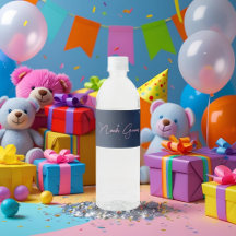 Twinkle Star Baby Boy Food Label