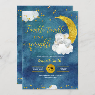 Twinkle Star Baby Sprinkle Uitnodiging