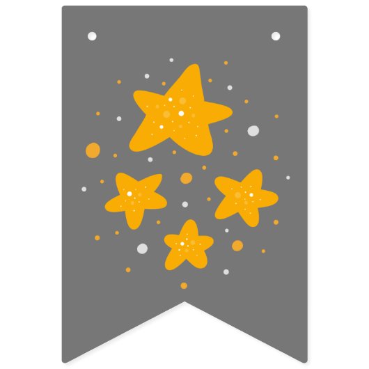 Twinkle Star | Bannière d'anniversaire (Premier drapeau)