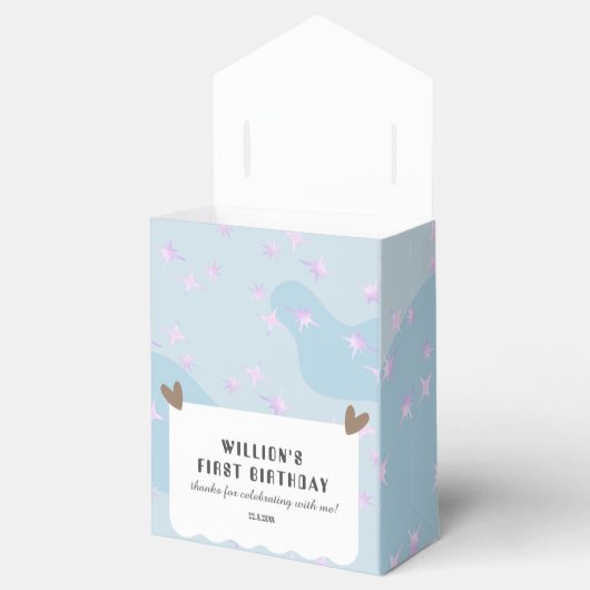 Twinkle Star en Heart Birthday Bedankdoosjes (Geopend)