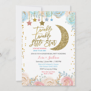 Twinkle Star Gender onthult Invitation, Girl of Bo Kaart