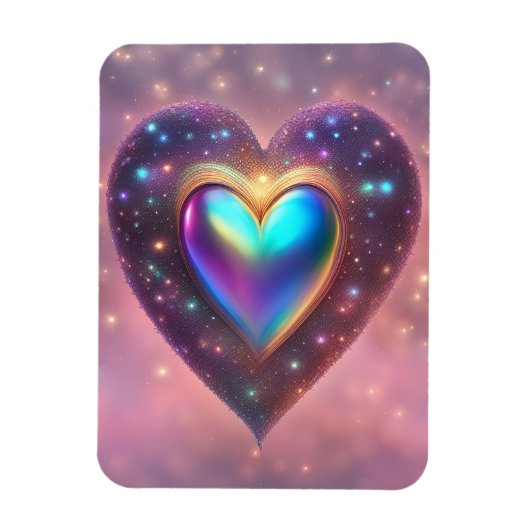 Twinkle Star Heart Magneet (Verticaal)