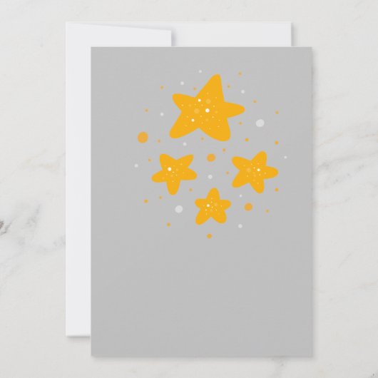 Twinkle Star | Invitation d'anniversaire (Dos)