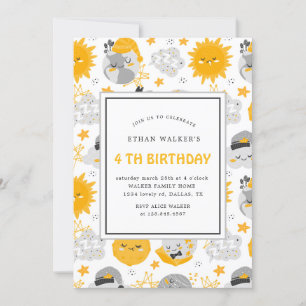 Twinkle Star   Invitation d'anniversaire