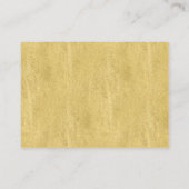 Twinkle Star Navy & Gold Diaper Raffle-kaarten Informatiekaartje (Achterkant)