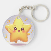 Twinkle Star – Porte-clés Kawaii Blush (Dos)