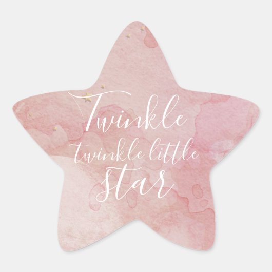 Twinkle Star Ster Sticker (Voorkant)
