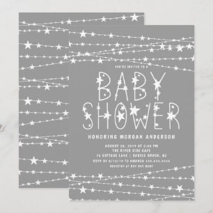 Twinkle Stars Geslacht Neutraal Baby shower Kaart