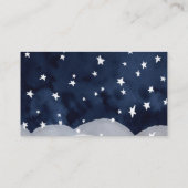 Twinkle Stars Navy Blue Book Request Enclosure Car Informatiekaartje (Achterkant)