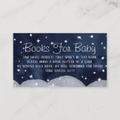 Twinkle Stars Navy Blue Book Request Enclosure Car Informatiekaartje (Voorkant)